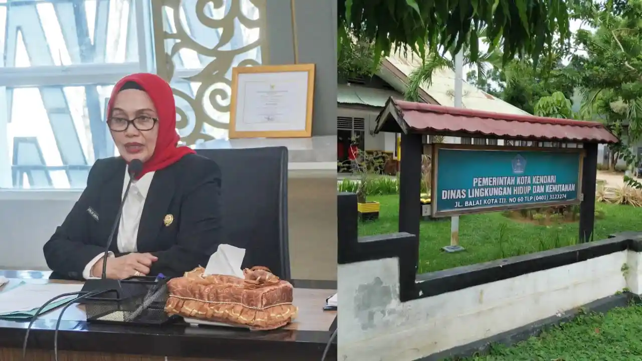 Kepala DLHK Kendari, Hj. Erlis Sadya. Foto: Ist.