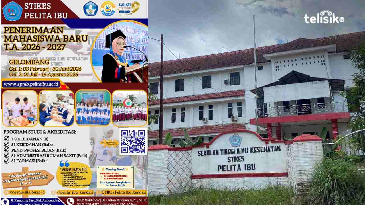 Kampus Pelita Ibu Kendari membuka penerimaan mahasiswa baru tahun ajaran 2026-2027. Foto: Ana Pratiwi/Telisik