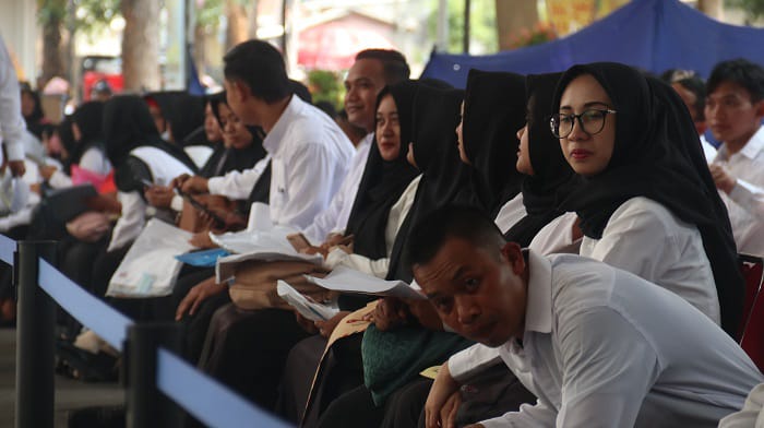 Pemerintah masih menunggu persetujuan Kemenkeu sebelum resmi membuka pendaftaran CPNS 2026. Foto: Repro Jawapos