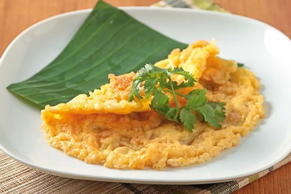 Telur dadar gurih dengan tekstur renyah di pinggir menjadi salah satu menu favorit khas Nusantara yang mudah disajikan bersama nasi hangat. Foto: Kompas.com