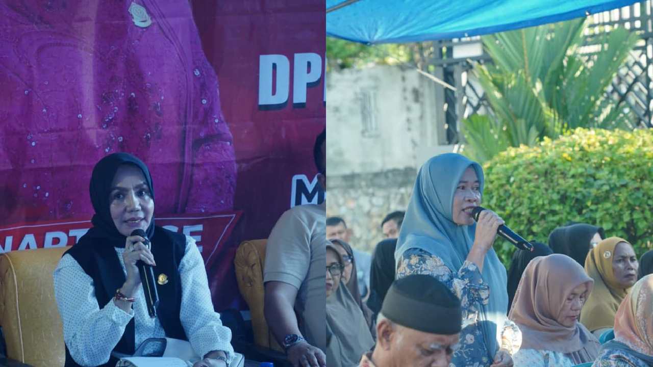 Reses anggota DPRD Sultra, Gunartin di Kecamatan Puuwatu. Foto: Ist.