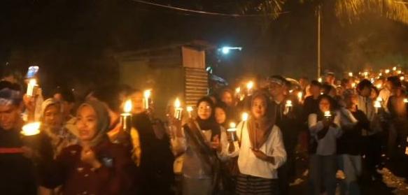 Capture video promosi Pawai Padamara di Kota Baubau. Foto: Ist.