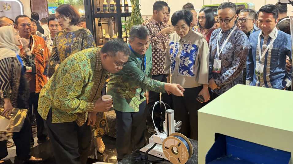 PT Vale memperkenalkan praktik pengelolaan sampah berkelanjutan dari Sorowako dalam pameran lingkungan internasional Jakarta. Foto: Ist.