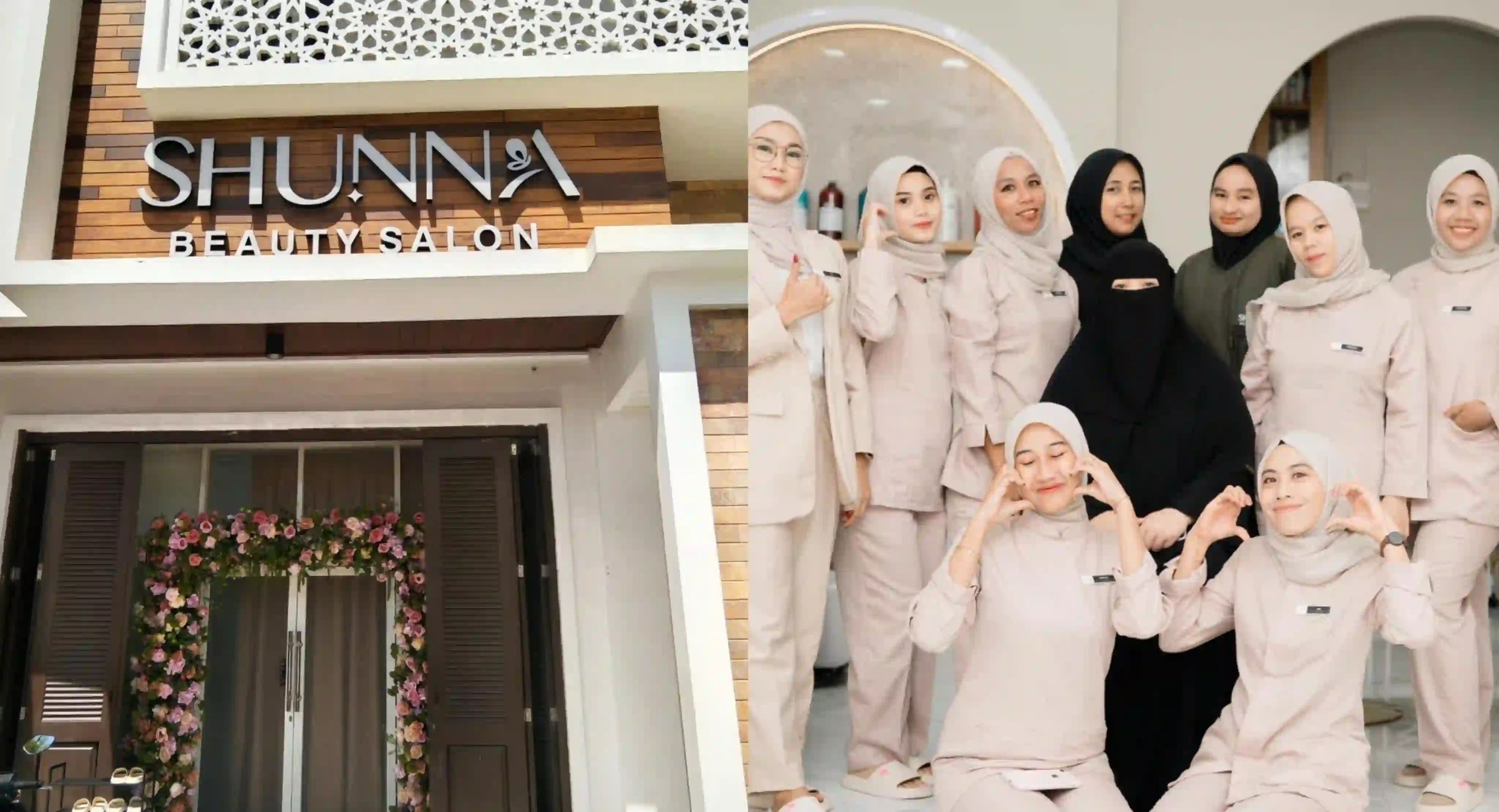 Tim profesional Shunna Beauty Salon siap memberikan layanan kecantikan khusus perempuan dengan konsep nyaman dan privat. Foto: Ist.