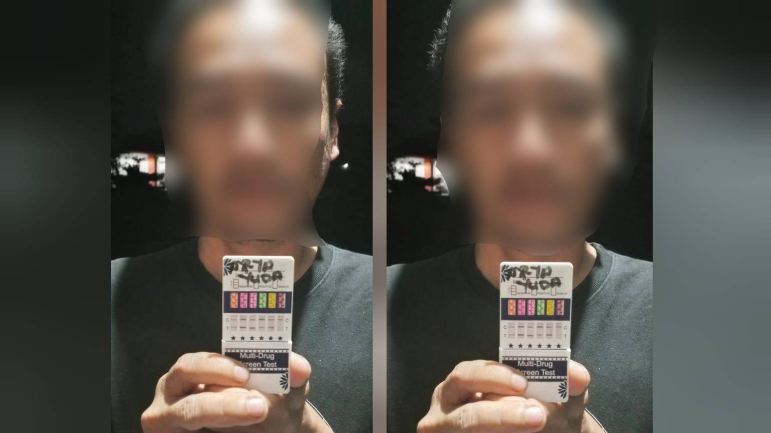 AYP dinyatakan positif menggunakan narkoba jenis sabu dan ganja saat menjalani proses hukum pada kasus pencabulan disertai persetubuhan anak di bawah umur. Foto: Ist.