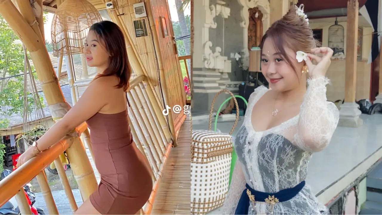 Nama selebgram Bali Gek Diah jadi sorotan setelah tautan video 11 menit 38 detik beredar luas dan diburu warganet di media sosial. Foto: TikTok@Gekgiah
