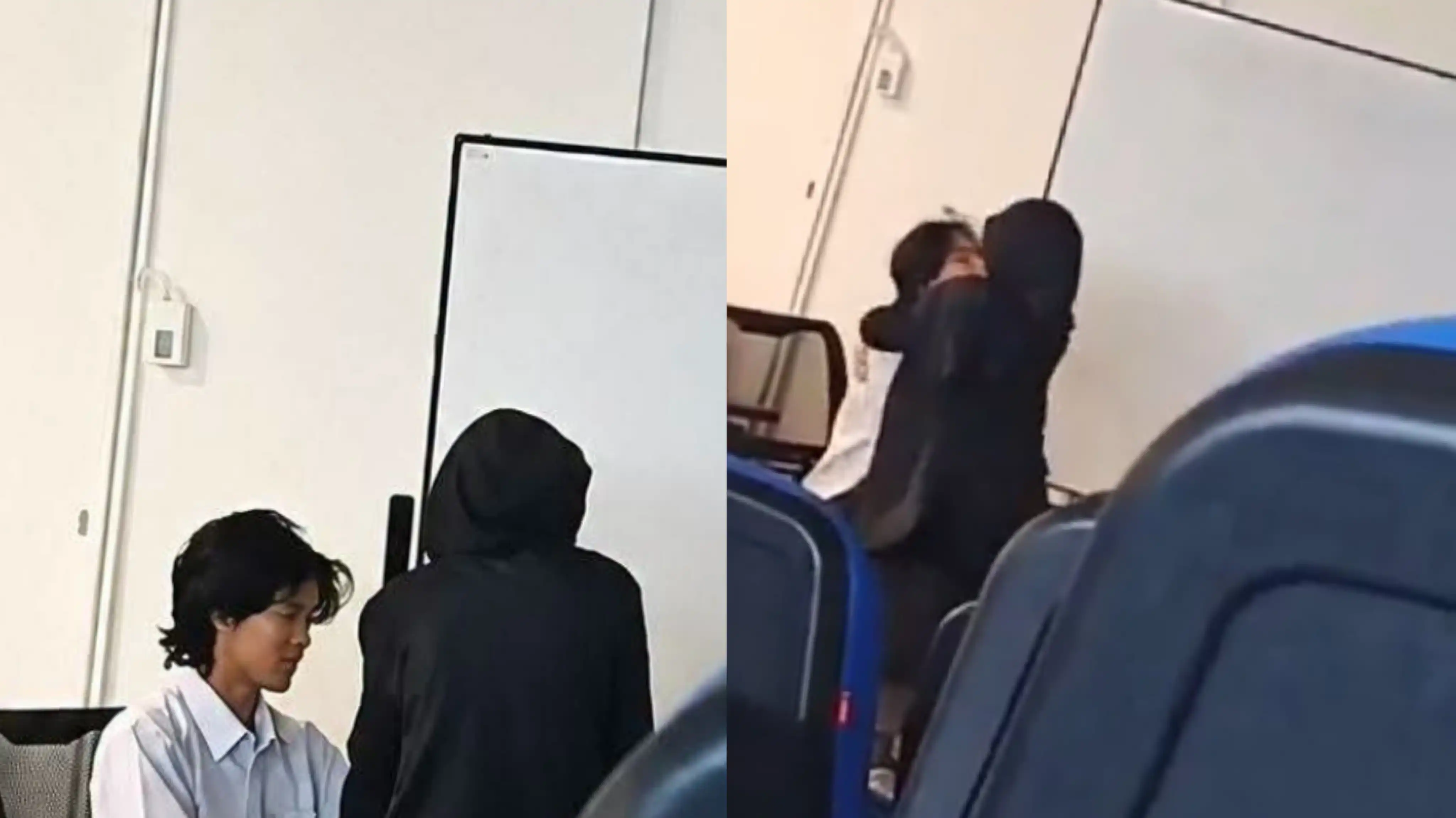 Video berdurasi 2 menit 15 detik viral di medsos, Unair lakukan pemeriksaan internal. Foto: X (dulunya Twitter)@rean
