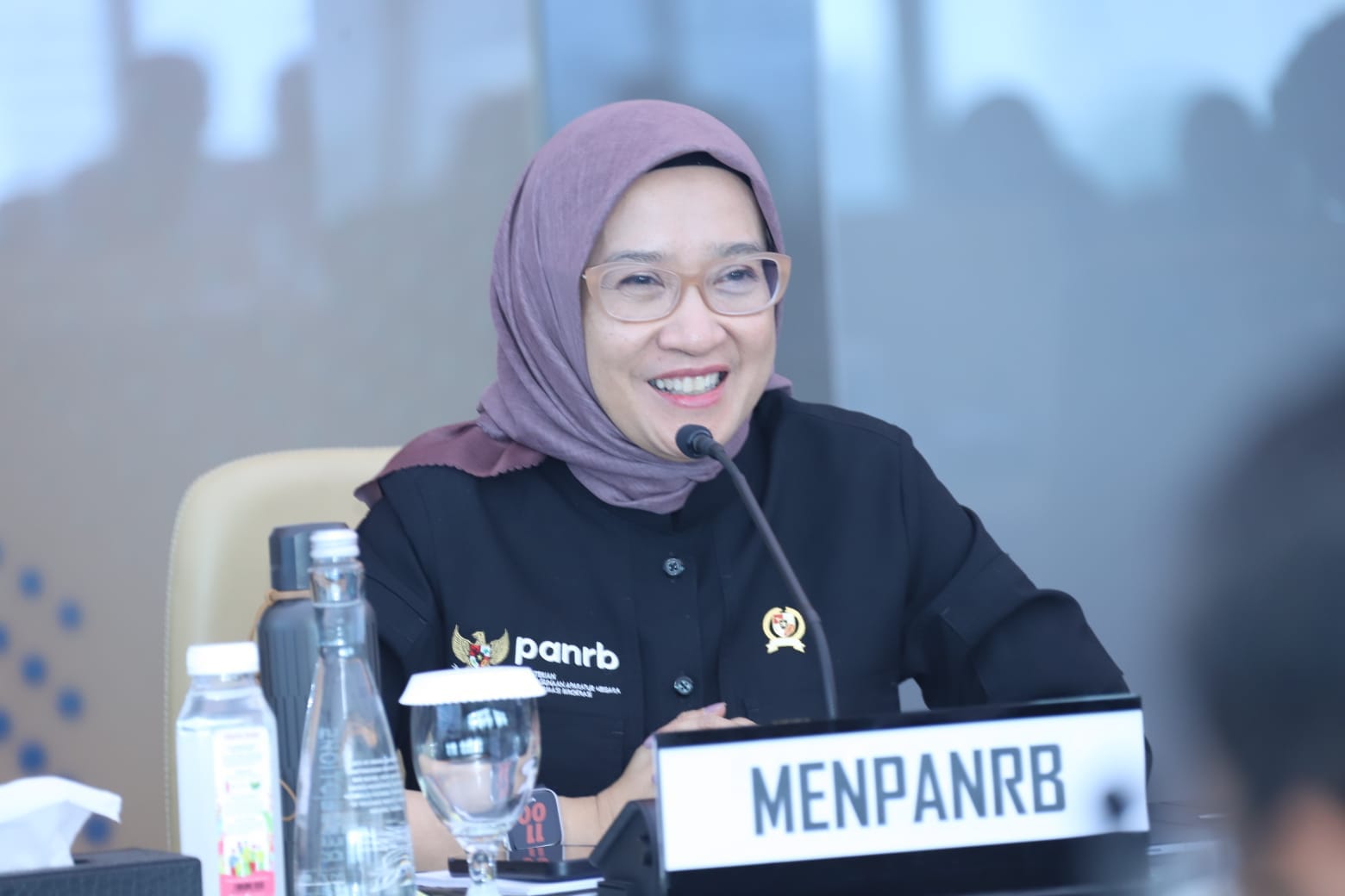 MenPAN-RB, Rini Widyantini, menjelaskan rekrutmen CPNS 2026 masih menunggu perhitungan anggaran dan kesiapan fiskal. Foto: Repro Menpan