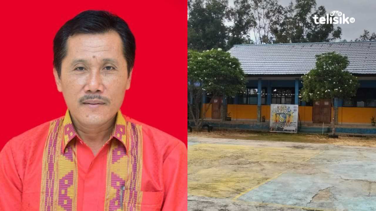Kepala SMK Tunas Husada Kendari, I Wayan Mustiana, dan sekolah yang dipimpinnya membuka pendaftaran murid baru gelombang ke-2. Foto: Gusti Kahar/Telisik