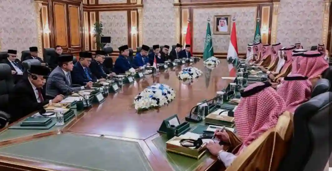DPR mengecam Arab Saudi yang memblokir DP haji 2027 Indonesia senilai Rp 66 miliar. Foto: Repro Sekretariat Presiden
