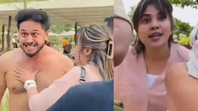Profil Gaby Soetjipto, eks pramugari, menjadi sorotan setelah suaminya viral dalam cekcok slot parkir. Foto: Repro Tribunnews