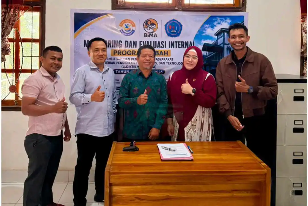 Universitas Pelita Ibu mengevaluasi hibah penelitian dan pengabdian masyarakat 2026 untuk memastikan capaian program berjalan sesuai rencana. Foto: Ist.